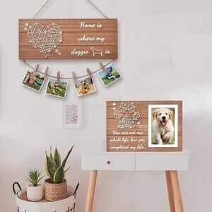 Pet Memorial Picture Frame 4 x 6 | You Left Paw Prints on Our Hearts